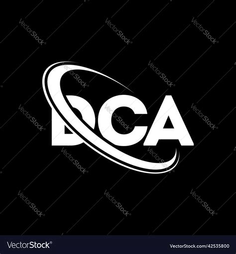 Dca logo letter design Royalty Free Vector Image