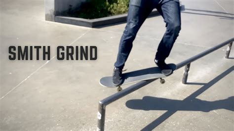 How To Frontside Smith Grind On A Rail Front Smith Skateboarding