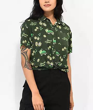 Your Highness Caterpillar Green Triangle Bikini Top Zumiez