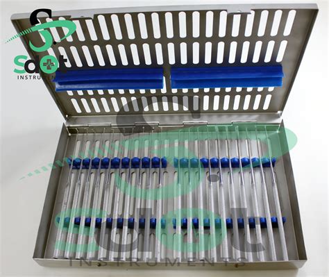 Rhoton Micro Dissector Expanded 20 PCs Set Silver Stainless Steel