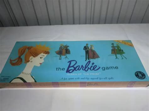 Mattel The Barbie Game Board Game Replica Of 1961 Perfect T For The