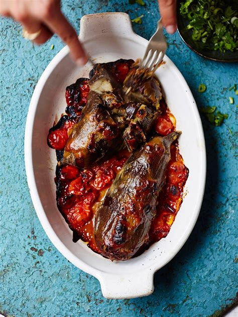 Whole Roasted Miso Aubergine | Vegetables Recipes | Jamie Oliver