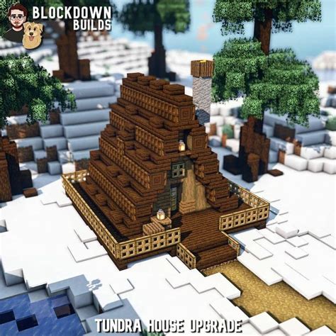 Best Minecraft Builds On Instagram Tundra House Upgrade Swipe 🏠 👉