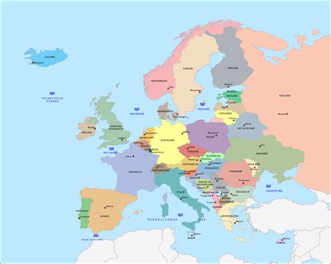 Topografie Basiskaart Europa Artofit