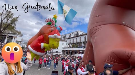 DESFILE DE GLOBOS GIGANTES EN CIUDAD CAYALÁ GUATEMALA YouTube