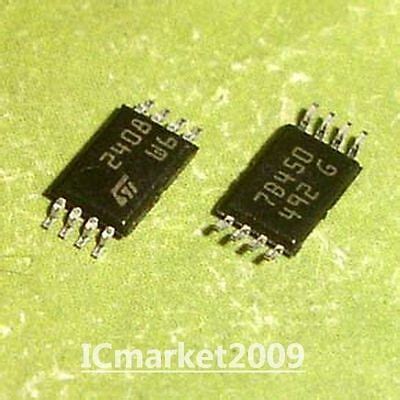 10 PCS M24C08 WDW6TP TSSOP 8 M24C08 WDW6T 24C08 2408W6 I2C Bus EEPROM