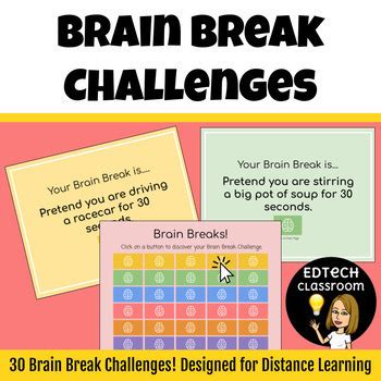 Distance Learning Brain Break Game | Google Slides by EdTech Classroom