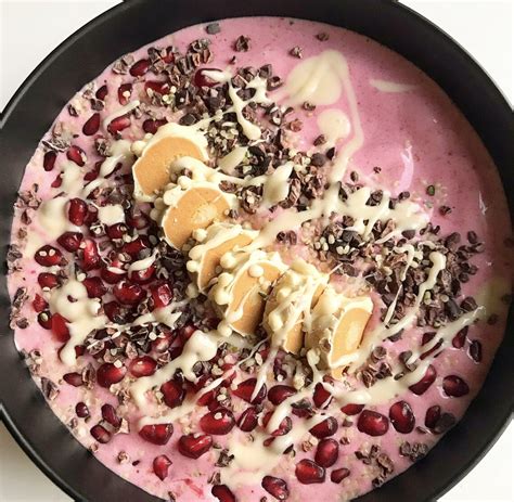 Sund Smoothie Bowl Med Hindb R Jordb R Banan Mygreenkitchen