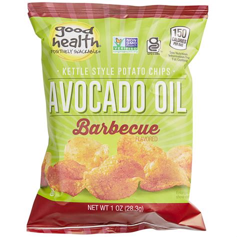 Good Health Avocado Oil Barbecue Kettle Chips 1 Oz 30case