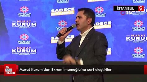 Murat Kurum Dan Ekrem Mamo Lu Na Sert Ele Tiriler Dailymotion Video