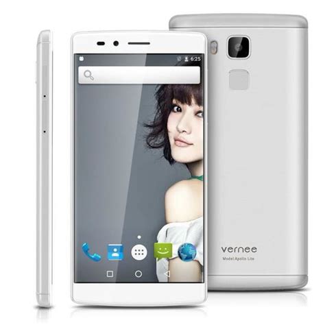 Vernee Apollo Lite G Smartphone T L Phone Portable Argent Mt