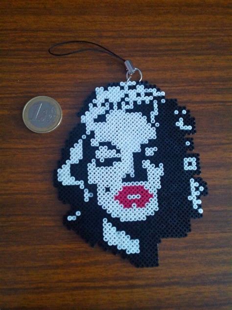 Marylin Monroe Mini Plantillas Hama Beads Manualidades