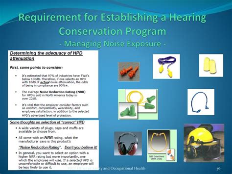 Ppt A Refresher Hearing Conservation Program Powerpoint Presentation