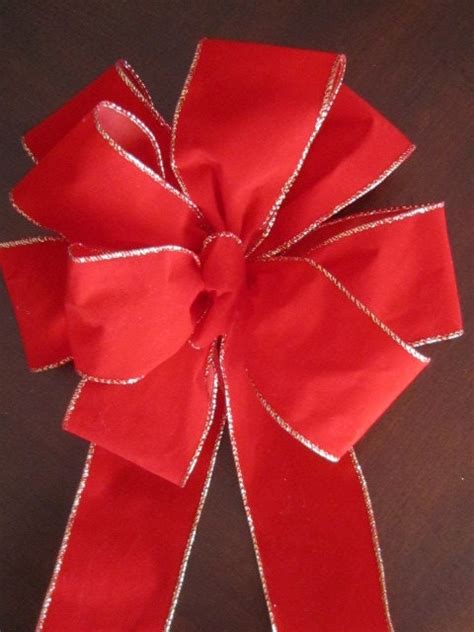 Waterproof Bow Red Velvet Outdoor Bow For By Topitofftreetopbows