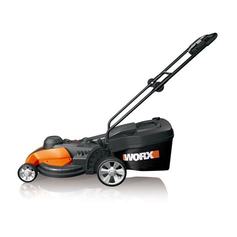 Worx Wg708 13 Amp 17 In Corded Electric Push Lawn Mower With Mulching Capability At