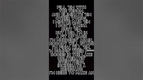 Eminem Godzilla Fast Part Lyrics Youtube