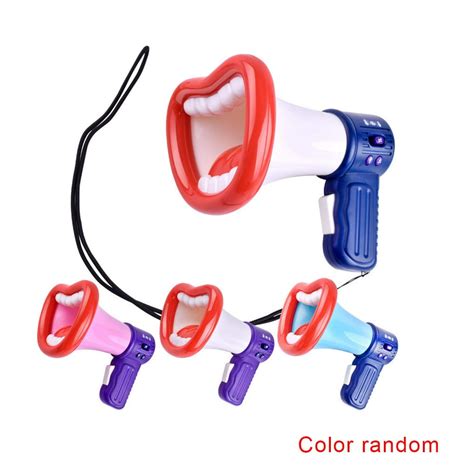 Tureclos Big Mouth Funny Megaphone Recording Toy Kids Voice Changer