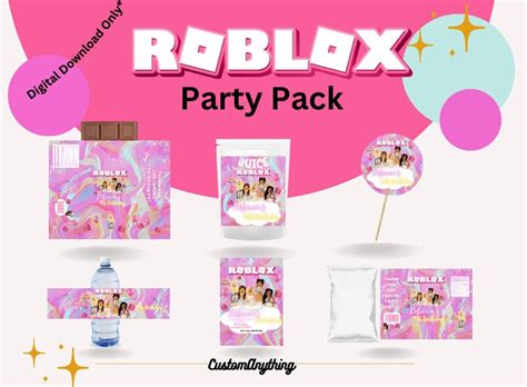 Roblox Party Pack - Etsy