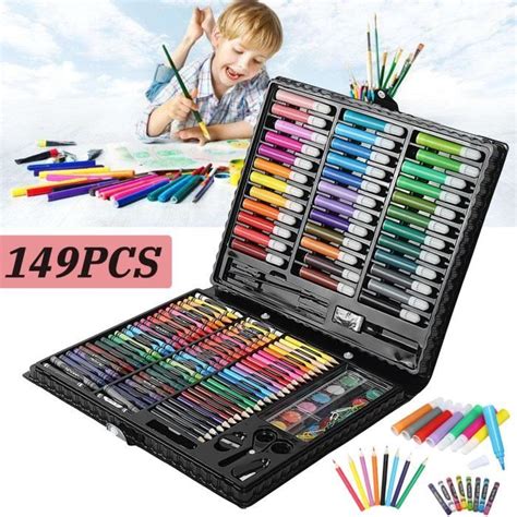 Boite De Feutres Et Crayons De Couleurs Achat Vente Pas Cher