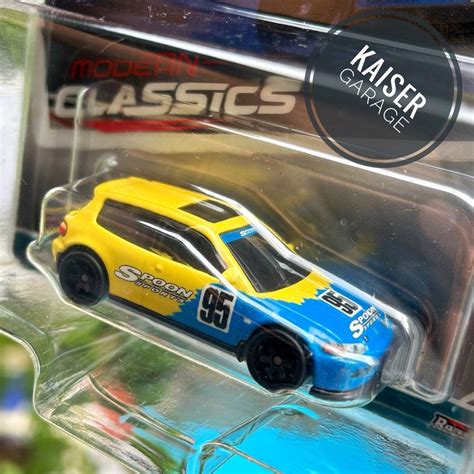 Hot Wheels Premium Modern Classics Honda Civic Eg Spoon With Protector Hobbies Toys Toys