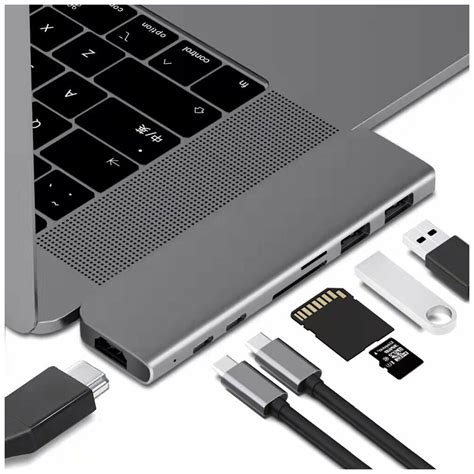 Купить Концентратор usb хаб переходник для MacBook Pro Air адаптер ...
