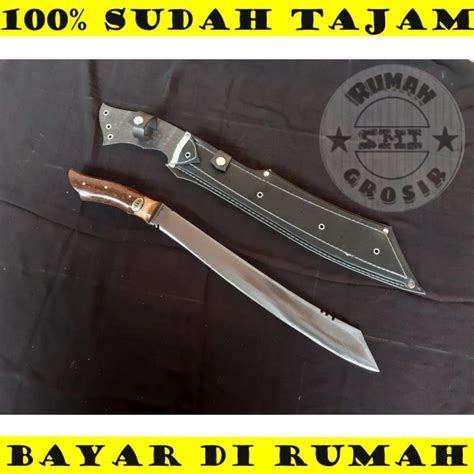 GOLOK Kebun Kerja Patimura Calp Hitam Panjang GOLOK Pemotong Kayu