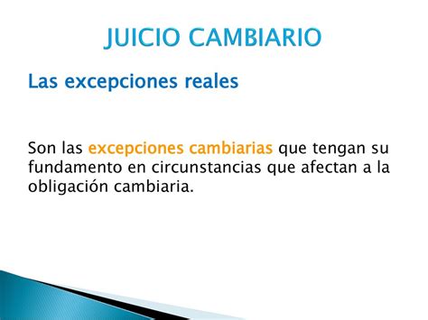 Juicio Cambiario Ppt Descargar