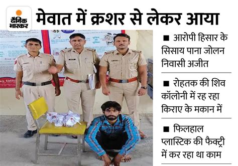 Youth Arrested With Explosives In Rohtak 132 Grams Explosives And 4