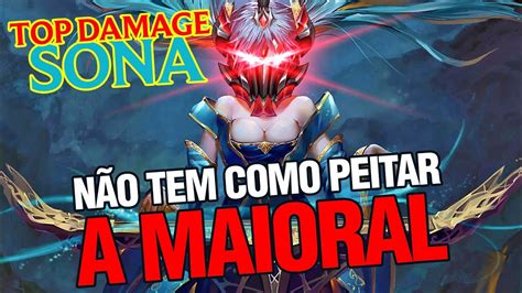 Como A Sona Fofoqueira Transforma Sona No Ap Carry Top Damage Mais