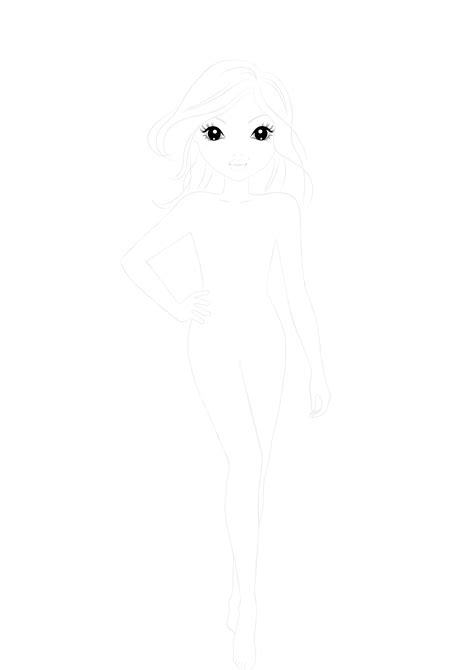 Coloriage Gratuit Imprimer Top Model