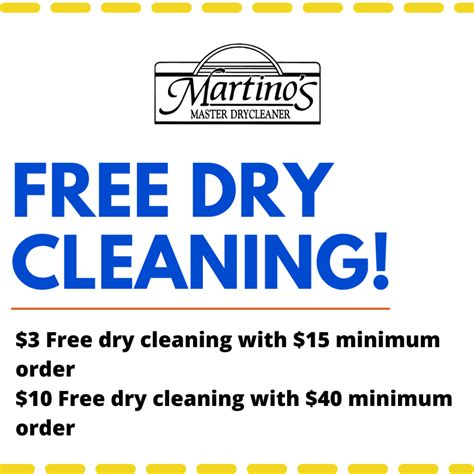 Coupons Martinos Master Drycleaner