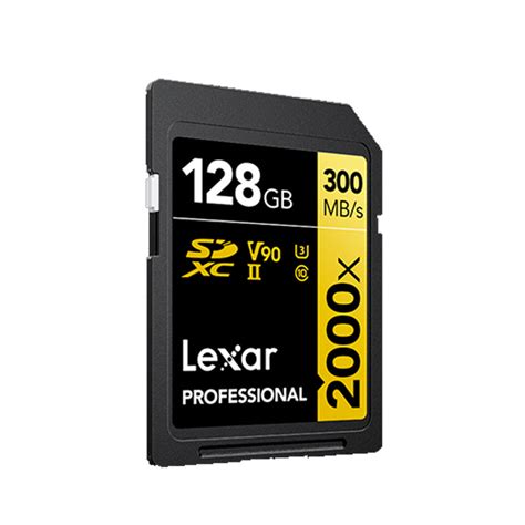 Tarjeta Sd Lexar Professional X Sdxc Uhs Ii Serie Gold De Gb