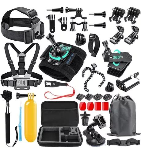 Kit De Accesorios Para Gopro Negro Mercadolibre