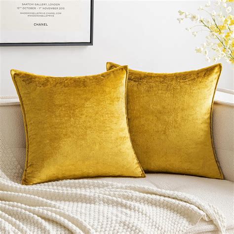 Amazon MIULEE Pack Of 2 Fall Decorative Velvet Throw Pillow Covers