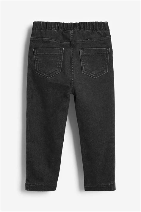 Buy Blackgrey Denim 2 Pack Elasticated Waist Jeggings 3mths 7yrs