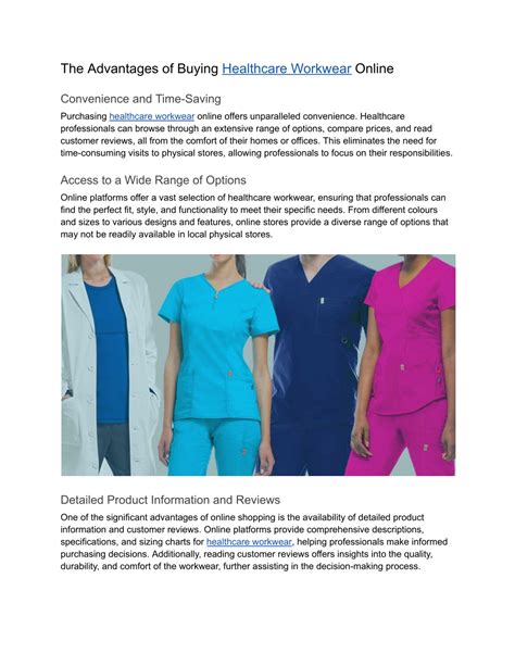 Ppt Nursing Scrubs In Australia A Comprehensive Guide To Healthcare