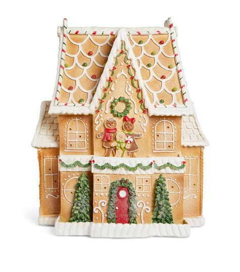 Harrods Multi Gingerbread House Ornament Harrods UK