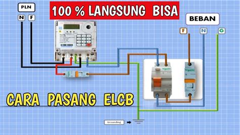 Cara Pasang Elcb Terbaru Youtube