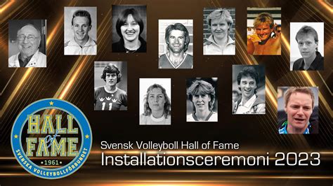 Live Svensk Volleyboll Hall Of Fame Installationsceremoni Youtube