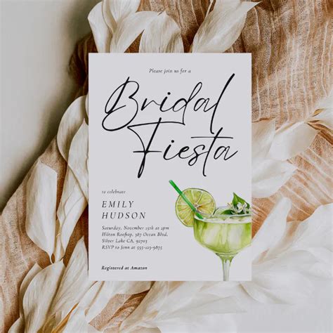 Margarita Mexican Fiesta Bridal Shower Invitation Zazzle