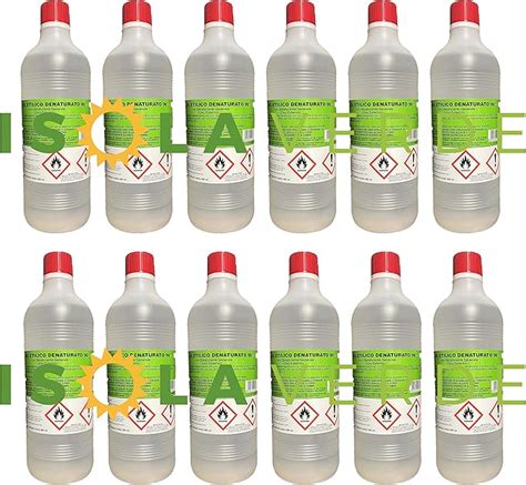 Alcool Etilico Denaturato Bianco X Lt Disinfettante Puro