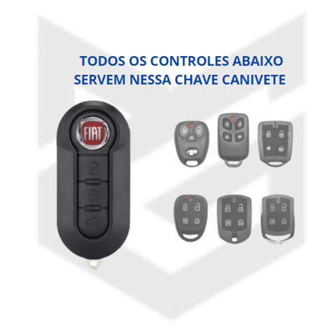 Chave Canivete Positron Fiat Uno Palio Siena Strada Shopee Brasil