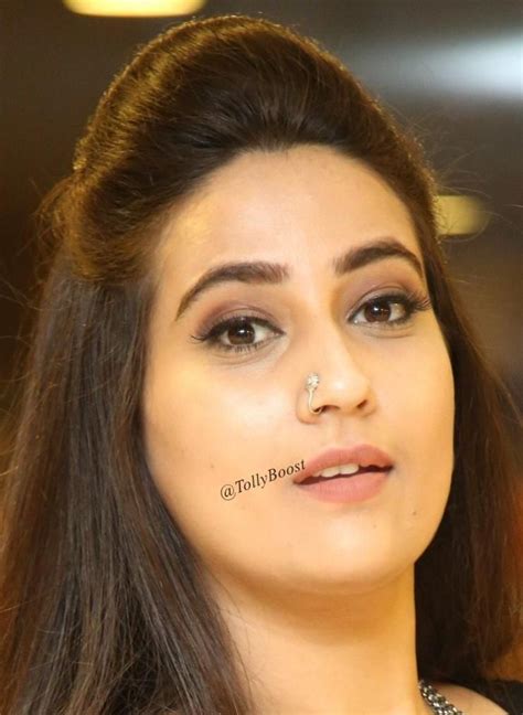 Indian TV Actress Manjusha Hot Nose Pin Face Closeup - Tollywood Boost ...