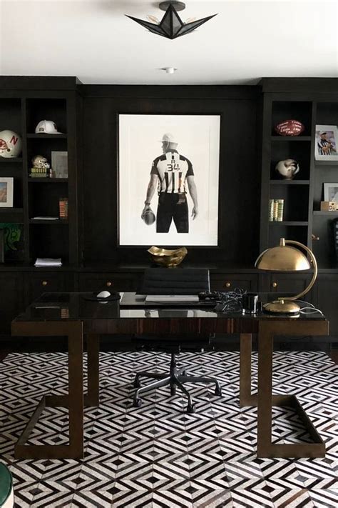 59 Stylish And Dramatic Masculine Home Offices Digsdigs