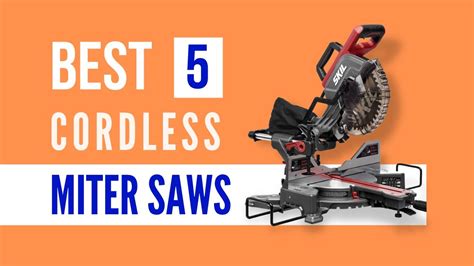 Best Cordless Miter Saws Top 5 Picks Youtube