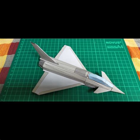 Jual Papercraft Premium Pesawat Tempur Eurofighter Typhoon Skala 1 50 Pola 1 72 Jakarta