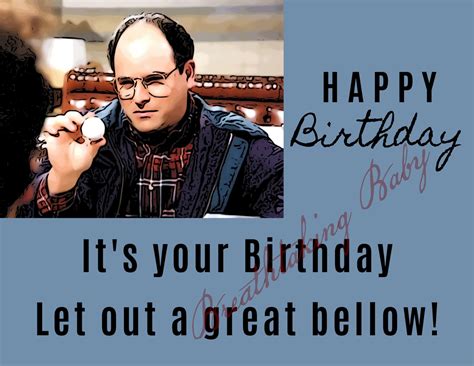 Seinfeld George Costanza Birthday Card Digital File Etsy