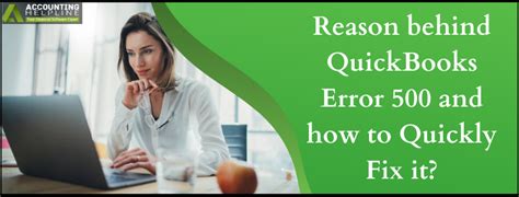 How To Troubleshoot QuickBooks Error 500