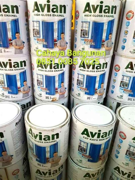 Promo Gratis Ongkir Avian Cat Minyak Kayu Besi Kg Kg Kaleng