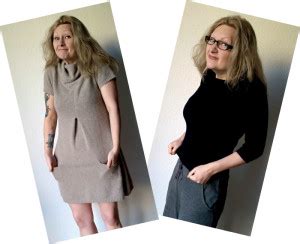 The Cozy Colour Blocked Upsized Dress Refashion By Sheri Pavlovic